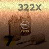 OPEL - 322X - CUPRUM COPPER metal. barva retušovací tužka
