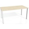 Pracovný stôl Uni, 140x75,5x80 cm, agát/biela