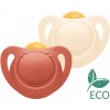Latexový cumlík NUK For Nature 6-18 m 2 ks box červená, veľ. 6-18 m