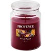 Vonná sviečka v skle PROVENCE 95 hodín sladký punč