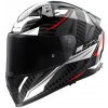 LS2 prilba VECTOR II CARBON FF811 Savage white/red/grey - 3XL