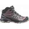 Dámska treková obuv Salomon, X ULTRA 360 MID GTX W fialová,čierna,lososová, 38 EU