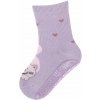 STERNTALER Ponožky protišmykové Mačička AIR farba lila dievča veľ. 18 6-12m