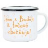 BELIS Smaltovaný hrnček 8 cm 350 ml