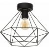 Retro a vintage svietidlo EGLO TARBES ceiling black 43004