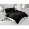 Bavlnené obliečky SUZY Čierne (1x perina 140 x 200 cm + 1x vankúš 70 x 90 cm) 2041023-PVNM-140x200