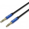 Vention 3.5 mm Male to Male Audio Cable 1.5 m Blue Aluminum Alloy Type BAXLG