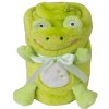 Babymatex Deka WILLY 85x100 cm - Zelená Žaba