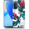 Picasee silikónový čierny obal pre Huawei Nova 9 SE - Rhododendron