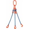SVX Reťazový záves oko-3 hák tr 100 so skracovačom (6,5 m, 14000/10000 kg, 13mm) 6,5 m, 14000/10000 kg, 13mm