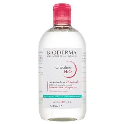 BIODERMA Créaline H2O 500 ml micelární voda pro citlivou pleť pro ženy