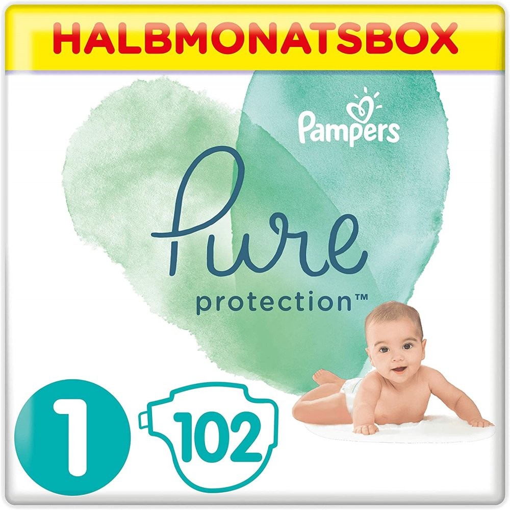 Pampers Pure Protection S1 102 ks