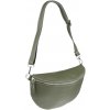 NovaKabelka.sk Reni Grande Verde Scura kožená talianska crossbody kabelka zelená