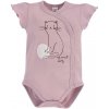 PINOKIO Body na zapínanie krátky rukáv Cat Sweet cherry veľ. 62 1-02-2102-015B-062RO