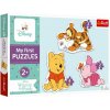 TREFL Baby puzzle Medvídek Pú 3v1 (2,3,4 dílků)