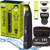 Holiaci strojček Philips One Blade Pro 360 Tvár + Telo + Puzdro