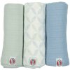 Lodger Swaddler Solid Matcha 70 x 70 Peppermint 3 ks
