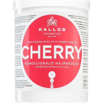 Kallos Cherry hydratačná maska pre poškodené vlasy 1000 ml