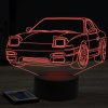 Beling 3D lampa, nissan 240SX, 7 farebná Y5