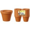 Nohel Garden Květník KLASIK keramický terakota 12ks 3x4cm
