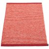 Pappelina Koberec EFFI Dark Red/Coral Red/Vanilla – tmavočervený, veľkosť koberca 60 x 85 cm