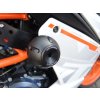 RDmoto padacie protektory PHV1 - KTM RC-125/200/390 (Biela)