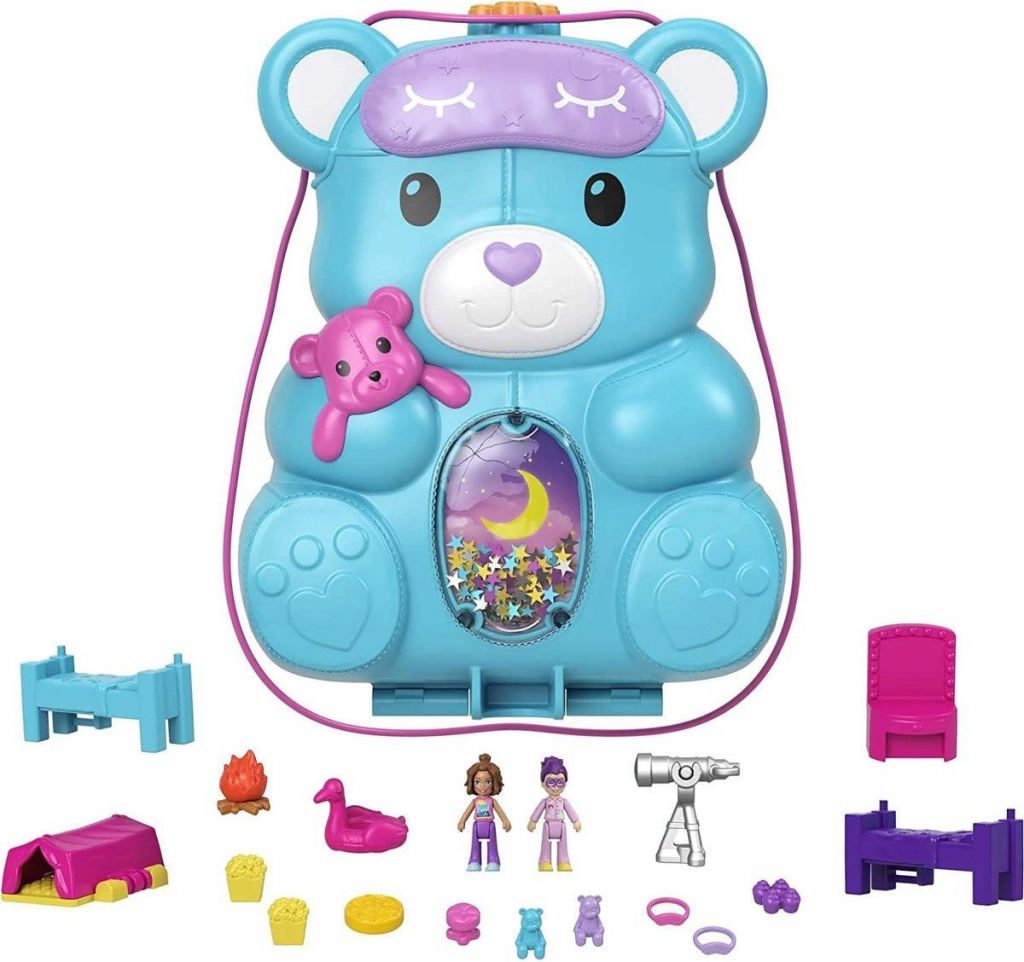 Mattel Polly Pocket pidi pocketková kabelka Teddy Bear Purse