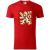 Znak ČSR - Československá republika (1948–1960) - Tričko z organickej bavlny - 2XL ( Červená )