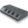 RAIDSONIC ICY BOX IB-HUB1405, 4x USB 3.0 HUB, 5V/4 A