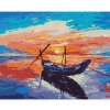 Diamondi Diamantové maľovanie - MALÁ RYBÁRSKA LOĎKA Rámovanie: bez rámu a bez vypnutia plátna, Rozmer: 40x50 cm