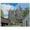 Maľovanie podľa čísel - Hrad Pernštejn 03 - 50x40 cm, plátno vypnuté na rám - výroba CZ