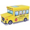 JAKS SKLADACIA TABURETKA - BOX NA HRAČKY AUTOBUS
