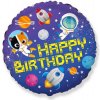 Godan Balónik fóliový Happy birthday Vesmír 45 cm