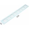 MPkovania SRL - ALFA vetracia mriežka 60 x 500 mm, 500 mm, 60 mm, BIL - biela lesklá (RAL 9010)