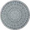 Najkoberce Boho-Stil antracitový kruh 120 cm kruh