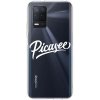 Picasee silikónový prehľadný obal pre Realme 8 5G - Picasee - old logo - white