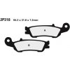 NISSI BRAKE PADS 2P-318ST SINTER METAL