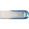 SanDisk Flash Disk 64GB Ultra Flair, USB 3.0, tropic modrá SDCZ73-064G-G46B