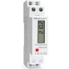 Qoltec jednofázový elektromer spotreby energie na DIN lištu 230V 30A LCD 1P