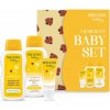 Weleda Měsíčkový kojenecký SET Weleda Baby and Child nechtíkový dojčenský kúpel´ 200 ml + Weleda Baby and Child nechtíkový dojčenský olej bez parfumácie 200 ml + Weleda Baby and Child harmančekový doj