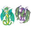 Xiuhcoatl Dragons - dočasné tetovanie