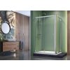 Aquatek MASTER R23 Rohový sprchový kút 120x80x185cm, posuvné dvere, chróm, číre sklo AQ MASTERR23CH120X8062
