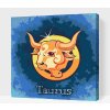 Vymalujsisam.sk Maľovanie podľa čísiel - Býk/Taurus Veľkosť: 50x50cm, Rám: Na kartónovej doske