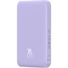 Magnetická mini powerbanka Baseus 5000mAh 20W (fialová)