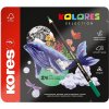 Kores Trojhranné pastelky Kolores Selection - 24 farieb
