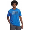 Pánske tričko Under Armour, UA TEAM ISSUE WORDMARK SS Modrá,tmavo modrá XL