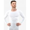 GINA Pánske tričko s dlhým rukávom Eco Bamboo | 58007P - biela, L/XL