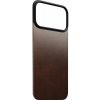 Zagg International NOMAD Magnetic Leather Back - Magnetický kryt pro iPhone 17 Pro Max, kompatibilní s MagSafe; kůže Horween (rustikálně hnědá)