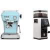 Ascaso Dream ONE, Kid Blue + Rancilio STILE, white