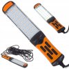 Dielenská lampa kanálová 230V s magnetom + háčik, silná lampa 96 LED COB